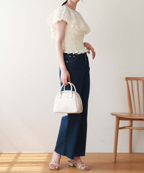 archives（アルシーヴ）の「バルーンフリルブラウス（シャツ/ブラウス・レディース・ブラック/アイボリー/グレイッシュベージュ・MEDIUM）」の12枚目の写真