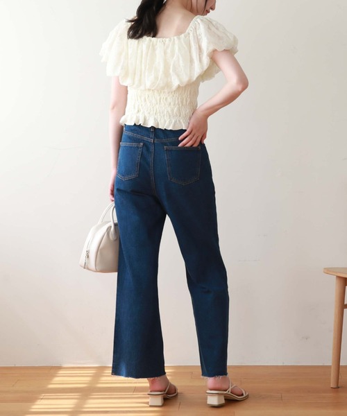 archives（アルシーヴ）の「バルーンフリルブラウス（シャツ/ブラウス・レディース・ブラック/アイボリー/グレイッシュベージュ・MEDIUM）」の13枚目の写真