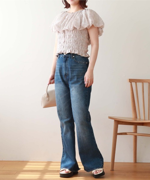 archives（アルシーヴ）の「バルーンフリルブラウス（シャツ/ブラウス・レディース・ブラック/アイボリー/グレイッシュベージュ・MEDIUM）」の20枚目の写真