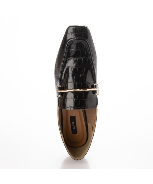 EVOL（イーボル）の「驚きの柔らかさで軽量【EVOL】スクエアソフトローファー IT9913（ローファー・レディース・ブラック/ブラック系その他/モカ/ダークベージュ/ブラウン系その他/アイボリー/ベージュ/シルバー/シルバーグレー・24.0cm/22.5cm/24.5cm/23.5cm/25.0cm/23.0cm/22.0cm）」の18枚目の写真