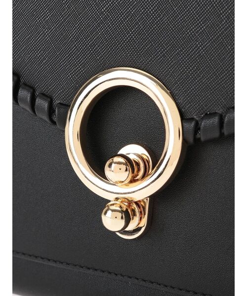 RESEXXY（リゼクシー）の「トリミングデザインスクエアバッグ（ハンドバッグ・レディース・ブラック/ブラウン/アイボリー・FREE）」の15枚目の写真