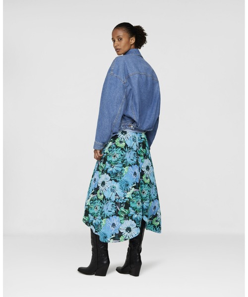 STELLA McCARTNEY(ステラマッカートニー)の「Flower Print Skirt / フラワープリントスカート(スカート・レディース・ブルー系その他・36)」の3枚目の写真