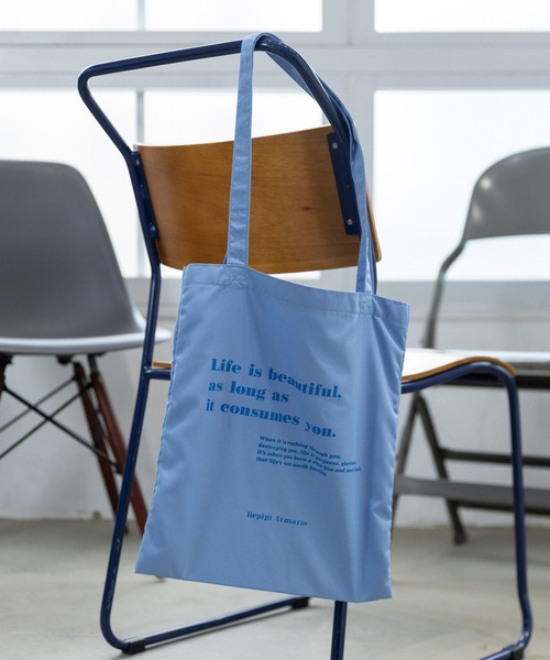 repipi armario（レピピ アルマリオ）の「カラートートBAG（トートバッグ・キッズ・ホワイト/グレー/ブラウン/グリーン/ピンク/ブルー・FREE）」の5枚目の写真