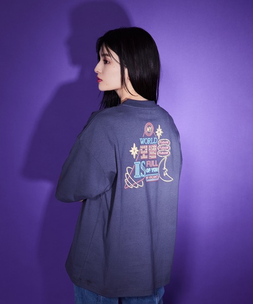 JUNRED(ジュンレッド)の「はらわたちゅん子プリントTシャツ(Tシャツ/カットソー・メンズ・グレー/ライトグレー/グレー系その他/チャコールグレー・M/L/S)」の4枚目の写真