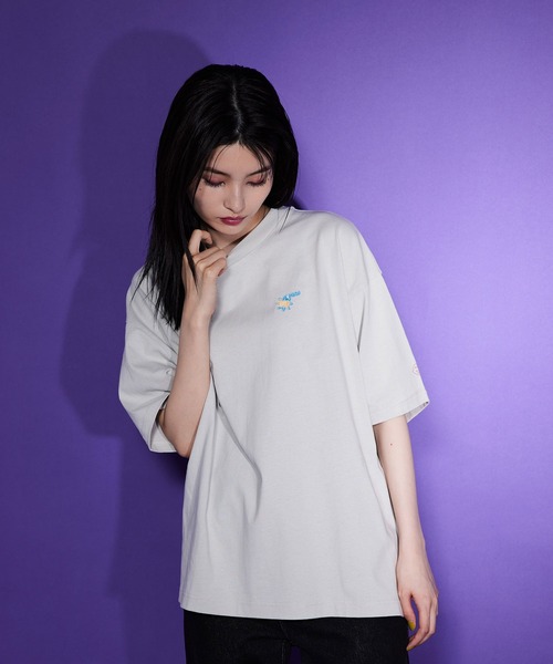 JUNRED(ジュンレッド)の「はらわたちゅん子プリントTシャツ(Tシャツ/カットソー・メンズ・グレー/ライトグレー/グレー系その他/チャコールグレー・M/L/S)」の5枚目の写真
