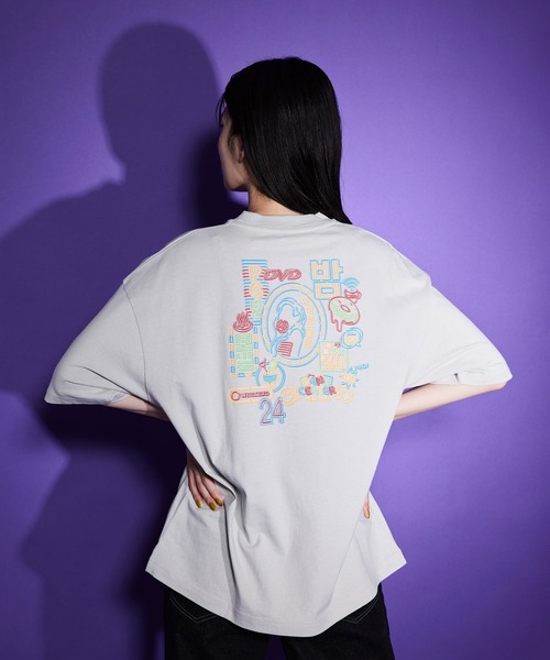 JUNRED(ジュンレッド)の「はらわたちゅん子プリントTシャツ(Tシャツ/カットソー・メンズ・グレー/ライトグレー/グレー系その他/チャコールグレー・M/L/S)」の7枚目の写真