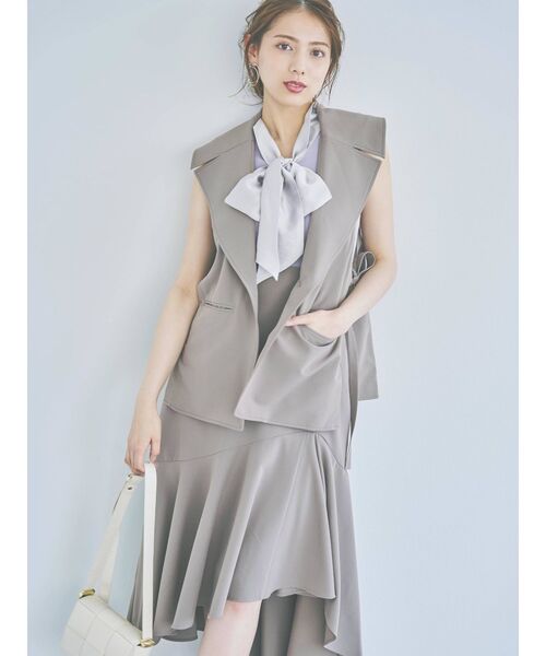 dazzlin（ダズリン）の「ボタンナローボリュームスカート（スカート・レディース・ブラック/モカ/インディゴブルー・SMALL/MEDIUM）」の19枚目の写真