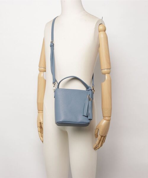 Atelier nuu（アトリエヌウ）の「Atelier nuu loopバケット（ショルダーバッグ・レディース・アイボリー/グレイッシュベージュ/スカイブルー/ピンクベージュ・FREE）」の8枚目の写真