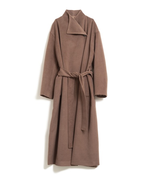 LAYMEE（レイミー）の「Parc long coat / パルクロングコート（その他アウター・レディース・モカ/ブラック・FREE）」の10枚目の写真