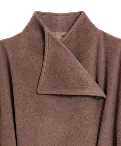 LAYMEE（レイミー）の「Parc long coat / パルクロングコート（その他アウター・レディース・モカ/ブラック・FREE）」の20枚目の写真