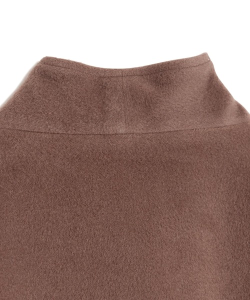 LAYMEE（レイミー）の「Parc long coat / パルクロングコート（その他アウター・レディース・モカ/ブラック・FREE）」の3枚目の写真