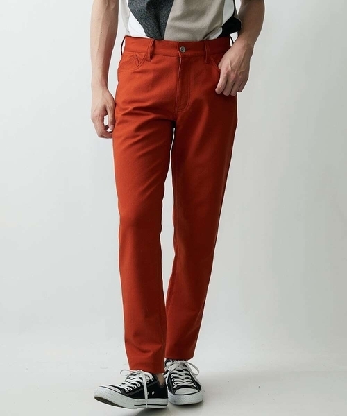 MK MICHEL KLEIN HOMME (エムケーミッシェルクランオム)の「5ポケットカラーパンツ(チノパンツ・メンズ・パープル/オレンジ/グリーン・SMALL/MEDIUM/LARGE/X-LARGE/50/46)」の4枚目の写真