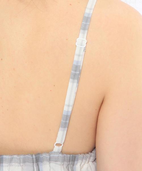 Another Edition（アナザーエディション）の「チェックキリカエキャミ/AEFC  CHK ｷﾘｶｴ CAMI◆（キャミソール・レディース・グレー/ライトピンク・ﾌﾘ-）」の14枚目の写真