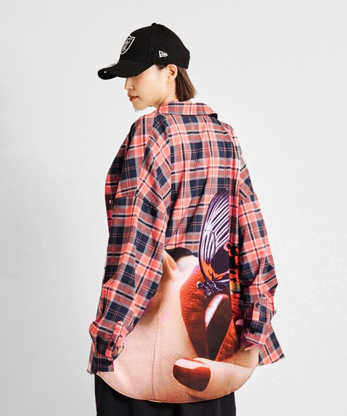 GALLIS ADDICTION（ガリスアディクション）の「GA CHECK-PHOTO L/S SHIRTS（シャツ/ブラウス・メンズ・グリーン/オレンジ・FREE）」の9枚目の写真