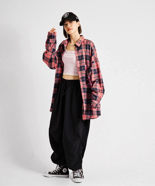 GALLIS ADDICTION（ガリスアディクション）の「GA CHECK-PHOTO L/S SHIRTS（シャツ/ブラウス・メンズ・グリーン/オレンジ・FREE）」の17枚目の写真