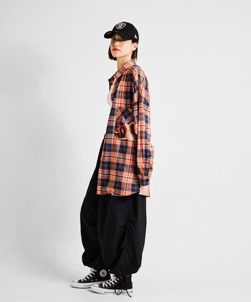 GALLIS ADDICTION（ガリスアディクション）の「GA CHECK-PHOTO L/S SHIRTS（シャツ/ブラウス・メンズ・グリーン/オレンジ・FREE）」の18枚目の写真