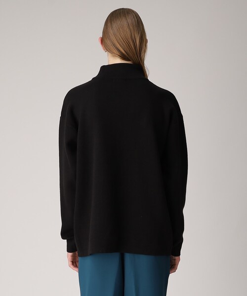 tk.TAKEO KIKUCHI（ティーケータケオキクチ）の「◆【洗える】モッチモチニット モックネックプルオーバー（ニット/セーター・メンズ・オフホワイト/ブラック/ダークグリーン/オレンジ/パープル系/ブルー・01/02/03）」の7枚目の写真