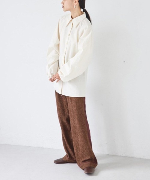 CANAL JEAN(キャナルジーン)の「TODAYFUL(トゥデイフル) "Volumesleeve Typewriter Shirts"ボリュームスリーブタイプライターシャツ/12120417(シャツ/ブラウス・レディース・キナリ・ONE SIZE)」の15枚目の写真