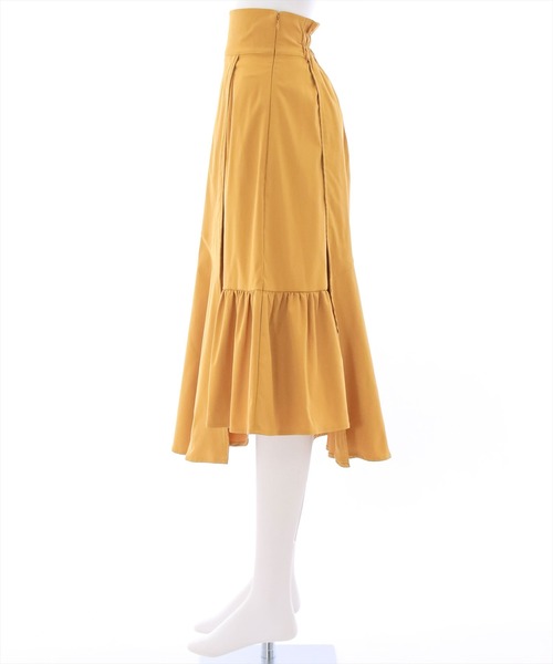 clear（クリア）の「ハイウエスト切替フレアスカート（スカート・レディース・ブラック/サンドベージュ/マスタード/ピンク・S/M）」の6枚目の写真