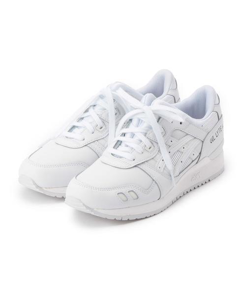 ASICS(アシックス)の「ASICS(アシックス) GEL-LITEⅢ TH534Lホワイト(スニーカー・レディース・ホワイト・23.5cm/23cm/24.5cm/24cm/25cm)」の2枚目の写真