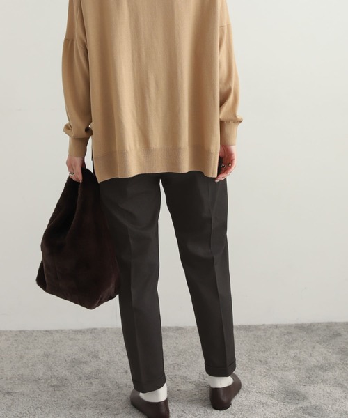 URBAN RESEARCH DOORS（アーバンリサーチドアーズ）の「ツイルテーパードイージーパンツ（その他パンツ・レディース・アイボリー/カーキ/ブラック/チャコールグレー・X-SMALL/SMALL/MEDIUM）」の9枚目の写真