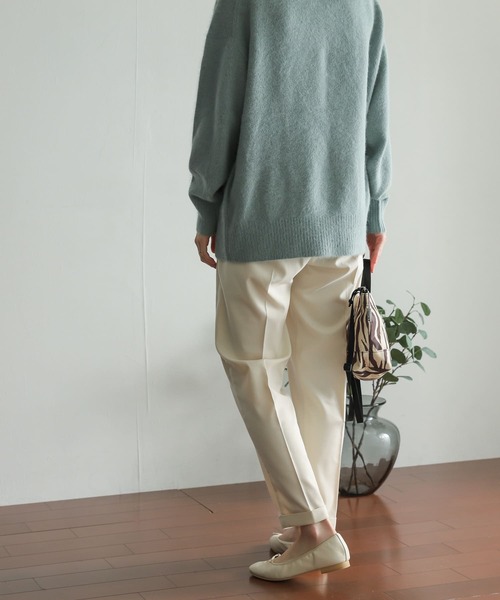 URBAN RESEARCH DOORS（アーバンリサーチドアーズ）の「ツイルテーパードイージーパンツ（その他パンツ・レディース・アイボリー/カーキ/ブラック/チャコールグレー・X-SMALL/SMALL/MEDIUM）」の20枚目の写真