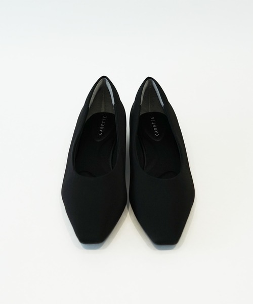 CARETTE(カレット)の「フラットヒールの布製フォーマルパンプス【Lサイズ 24.5CM】【喪服用】(パンプス・レディース・ブラック・24.5cm)」の6枚目の写真
