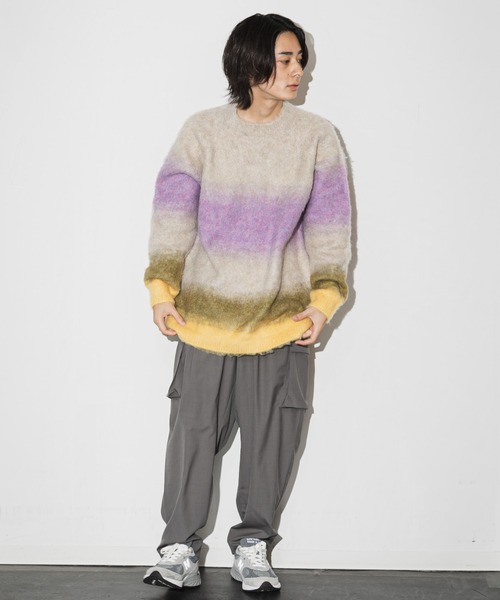 AMERICAN RAG CIE(アメリカンラグシー)の「ウォッシャブルウールイージーカーゴパンツ(カーゴパンツ・メンズ・グレー/ブラック・M/L)」の16枚目の写真