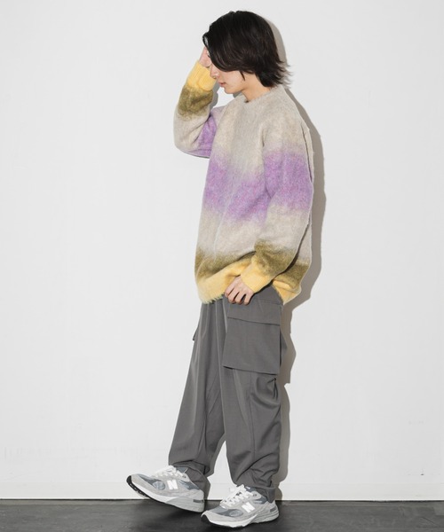 AMERICAN RAG CIE(アメリカンラグシー)の「ウォッシャブルウールイージーカーゴパンツ(カーゴパンツ・メンズ・グレー/ブラック・M/L)」の17枚目の写真
