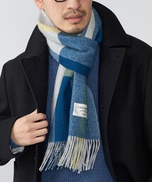 SHIPS | SHIPS: カシミヤ ダブルフェイス チェック マフラー(マフラー)