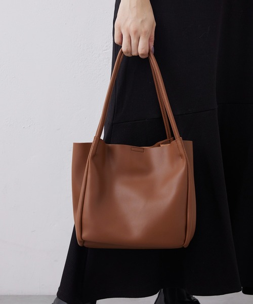 cache cache（カシュ カシュ）の「cache cache ファー取り外しバッグ ポーチ付き（トートバッグ・レディース・ブラック/ブラウン/グリーン・フリー）」の11枚目の写真