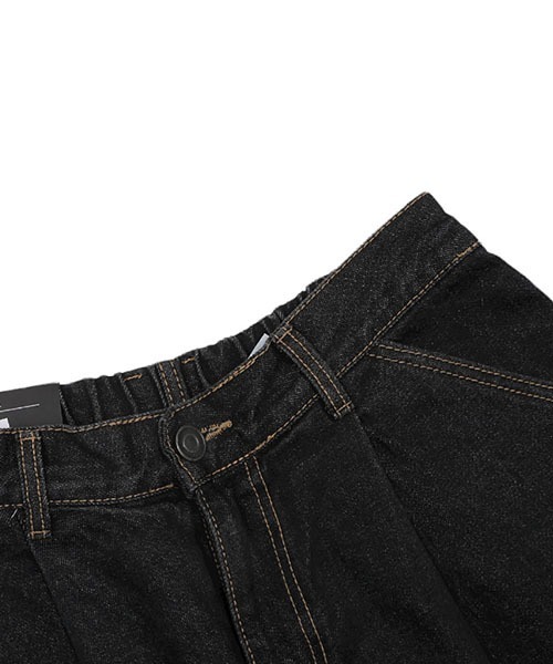 ASCLO(エジュクロ)の「ASCLO 横スリダメージブラックデニムパンツ(デニムパンツ・メンズ・ブラック・SMALL/MEDIUM/LARGE)」の8枚目の写真