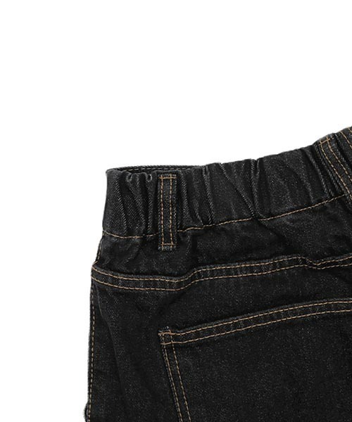 ASCLO(エジュクロ)の「ASCLO 横スリダメージブラックデニムパンツ(デニムパンツ・メンズ・ブラック・SMALL/MEDIUM/LARGE)」の9枚目の写真