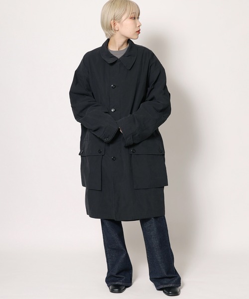 ARMY TWILL(アーミーツイル)の「ARMY TWILL/アーミーツイル COTTON NYLON WEATHER FIELD COAT フィールドコート(モッズコート・メンズ・カーキ/ブラック・L/M)」の4枚目の写真
