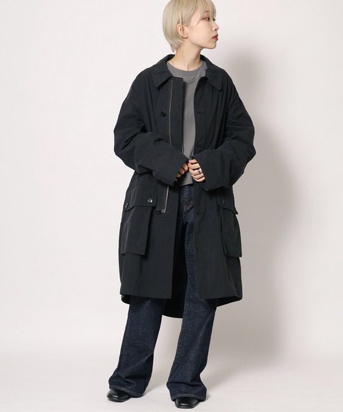 ARMY TWILL(アーミーツイル)の「ARMY TWILL/アーミーツイル COTTON NYLON WEATHER FIELD COAT フィールドコート(モッズコート・メンズ・カーキ/ブラック・L/M)」の8枚目の写真