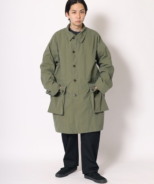 ARMY TWILL(アーミーツイル)の「ARMY TWILL/アーミーツイル COTTON NYLON WEATHER FIELD COAT フィールドコート(モッズコート・メンズ・カーキ/ブラック・L/M)」の18枚目の写真