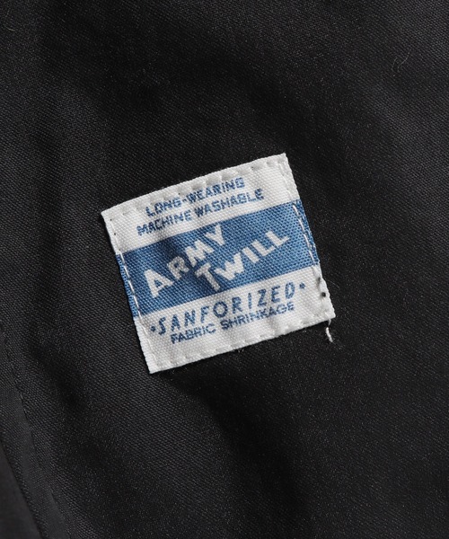 ARMY TWILL(アーミーツイル)の「ARMY TWILL/アーミーツイル COTTON NYLON WEATHER FIELD COAT フィールドコート(モッズコート・メンズ・カーキ/ブラック・L/M)」の11枚目の写真
