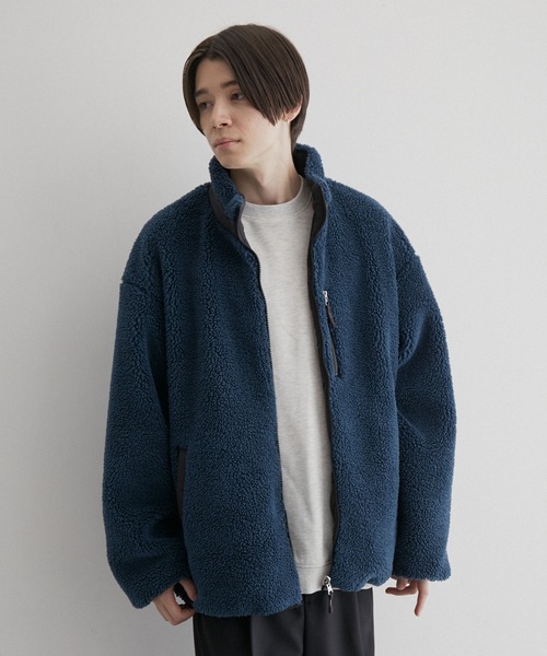 JUNRED(ジュンレッド)の「リバーシブルボアブルゾン(ブルゾン・メンズ・ベージュ/ネイビー/ホワイト・LL/L/M)」の20枚目の写真