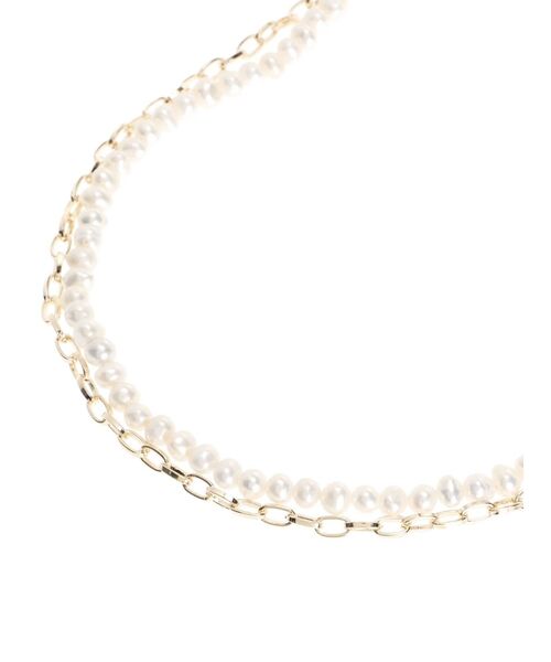 EMODA（エモダ）の「パールチェーンネックレス（ネックレス・レディース・シルバー/ゴールド・FREE）」の8枚目の写真