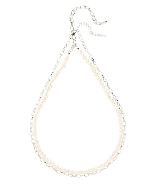 EMODA（エモダ）の「パールチェーンネックレス（ネックレス・レディース・シルバー/ゴールド・FREE）」の11枚目の写真