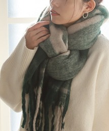 Pierrot | ふんわりフェイクウール柄アソートマフラー(マフラー)