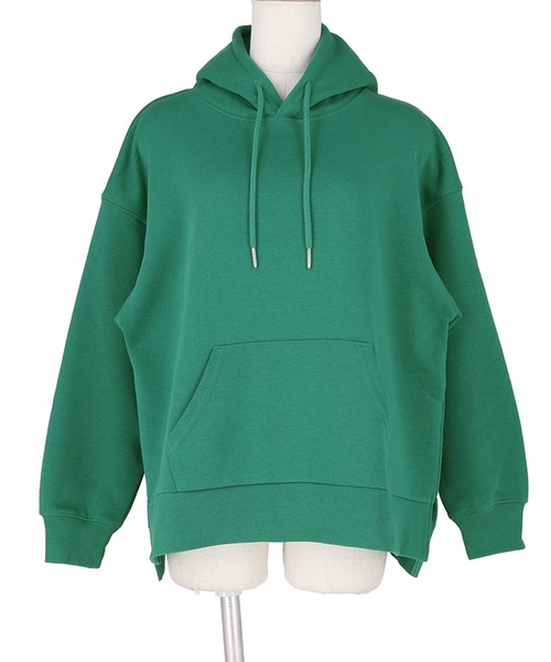 coca（coca）（コカ）の「裏起毛パーカープルオーバー（パーカー・レディース・チャコール/ブラウン/アイボリー/エメラルド・M/L）」の20枚目の写真