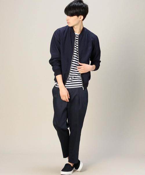 BEAUTY&YOUTH UNITED ARROWS（ビューティーアンドユースユナイテッドアローズ）の「BY T/C シャツ ファブリック ブルゾン ◆（ブルゾン・メンズ・ネイビー・MEDIUM/LARGE/SMALL/X-LARGE）」の5枚目の写真