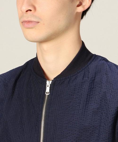 BEAUTY&YOUTH UNITED ARROWS（ビューティーアンドユースユナイテッドアローズ）の「BY T/C シャツ ファブリック ブルゾン ◆（ブルゾン・メンズ・ネイビー・MEDIUM/LARGE/SMALL/X-LARGE）」の6枚目の写真