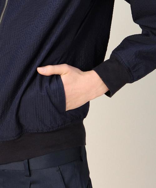 BEAUTY&YOUTH UNITED ARROWS（ビューティーアンドユースユナイテッドアローズ）の「BY T/C シャツ ファブリック ブルゾン ◆（ブルゾン・メンズ・ネイビー・MEDIUM/LARGE/SMALL/X-LARGE）」の7枚目の写真