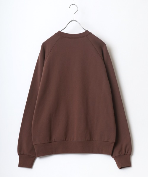 Healthknit（ヘルスニット）の「Healthknit（ヘルスニット）クラシックスウェットトレーナー（裏起毛）/無地/クルーネック（丸首）/プルオーバー（スウェット・メンズ・ベージュ/スミクロ/パープル/ブラウン/レッド/アッシュグレー/ブルー/グリーン/マスタード/マルーン/サンドベージュ/ネイビー・M/L/XL）」の21枚目の写真