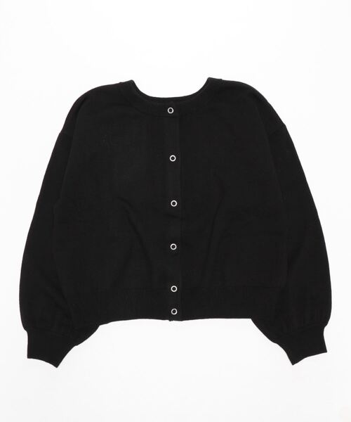 210nouve（トゥージュヌーブ）の「リングスナップショートカーディガン（カーディガン/ボレロ・レディース・アイボリー/ブラック/ブルー/ピンク・FREE）」の7枚目の写真