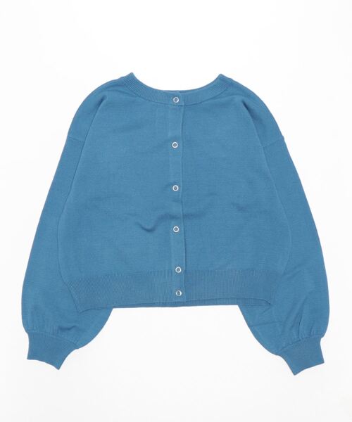 210nouve（トゥージュヌーブ）の「リングスナップショートカーディガン（カーディガン/ボレロ・レディース・アイボリー/ブラック/ブルー/ピンク・FREE）」の8枚目の写真