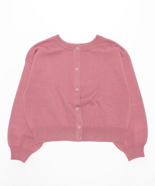 210nouve（トゥージュヌーブ）の「リングスナップショートカーディガン（カーディガン/ボレロ・レディース・アイボリー/ブラック/ブルー/ピンク・FREE）」の10枚目の写真