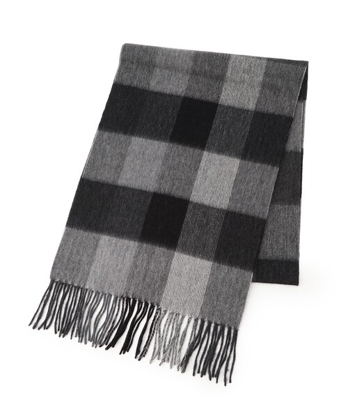 tk.TAKEO KIKUCHI（ティーケータケオキクチ）の「◆ピュアカシミヤチェックマフラー（マフラー・メンズ・ブルー系4/ブラック系4/ブルー系6/レッド系3/ワイン系3・00）」の9枚目の写真